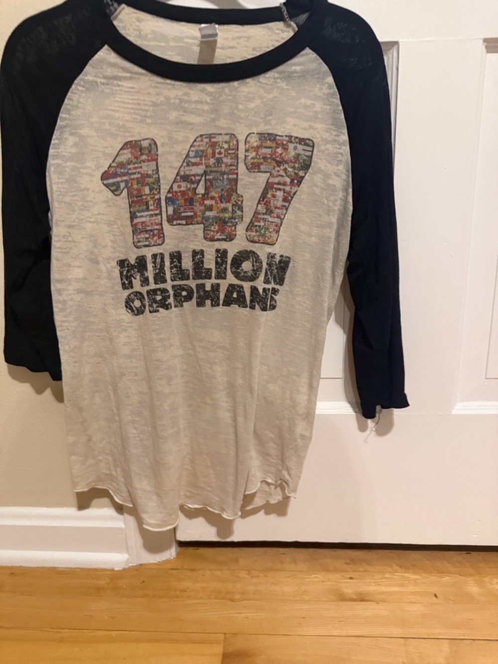 147 Million Orphans Raglan Tee
